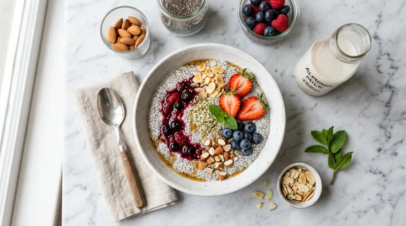 Almond Milk Chia Pudding