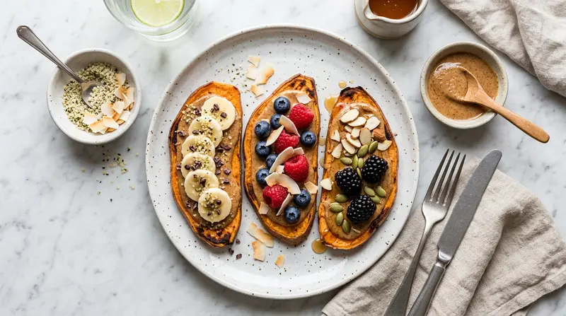 Sweet Potato Toast with Almond Butter