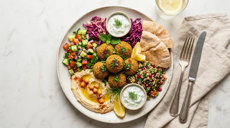 Mediterranean Falafel Plate