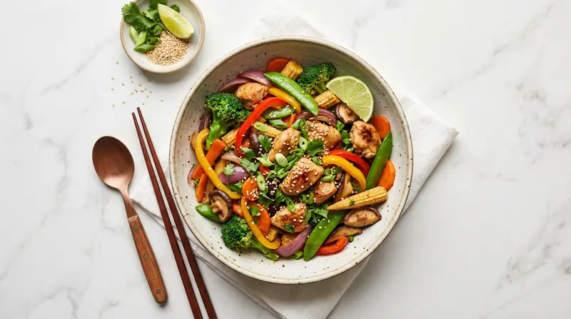 Chicken and Vegetable Stir-fry