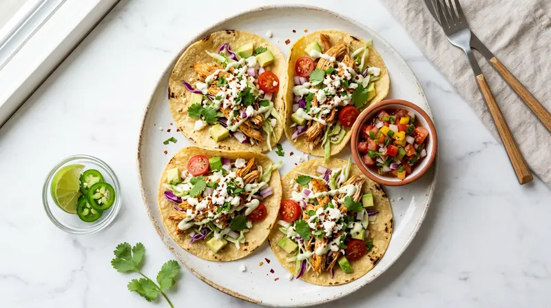 Corn Tortilla Chicken Tacos