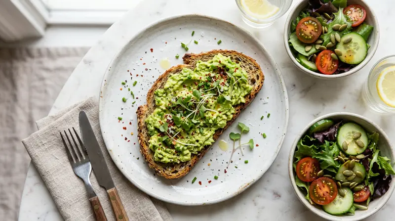 Avocado on Sprouted Grain Toast