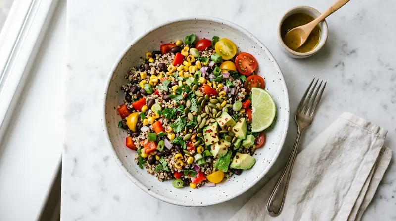 Quinoa and Black Bean Salad