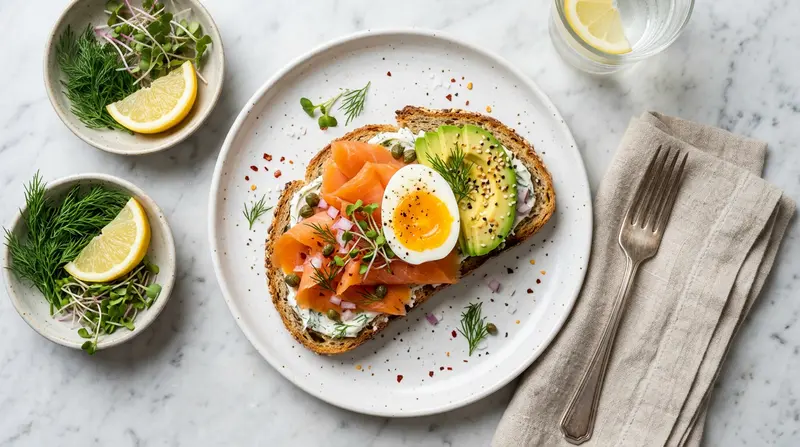 Smoked Salmon Protein Toast