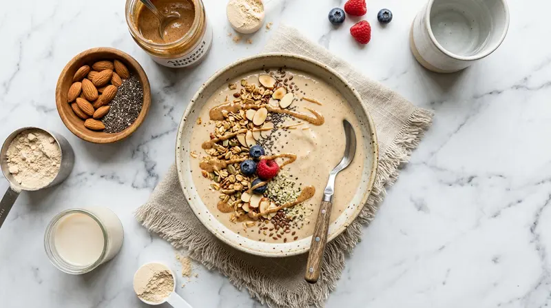 Almond Butter Protein Smoothie