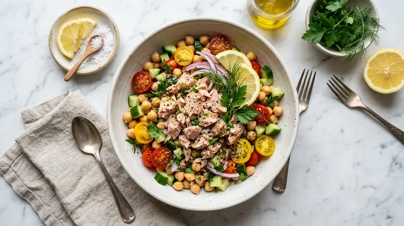 Tuna and Chickpea Salad