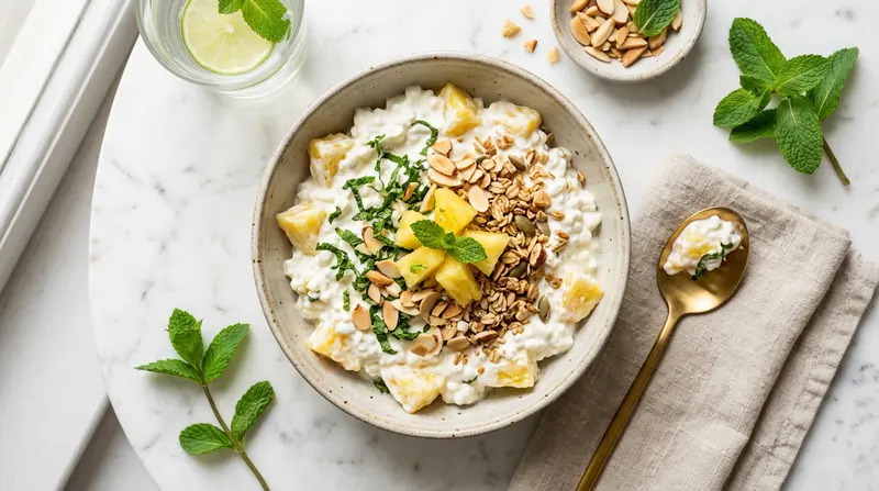 Cottage Cheese and Pineapple