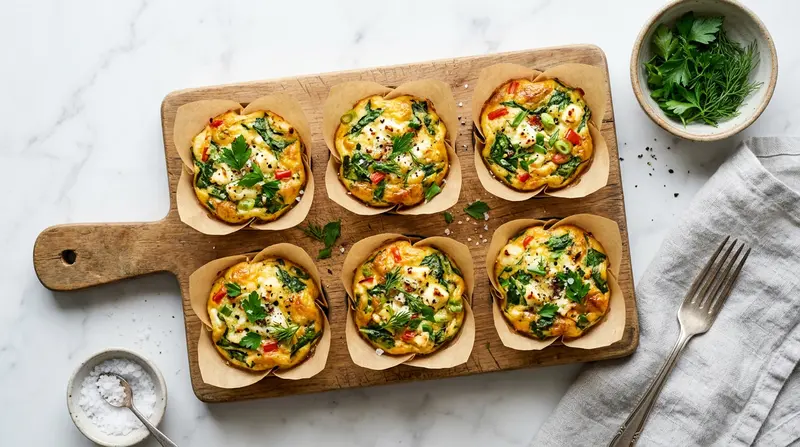 Spinach & Feta Egg Muffins
