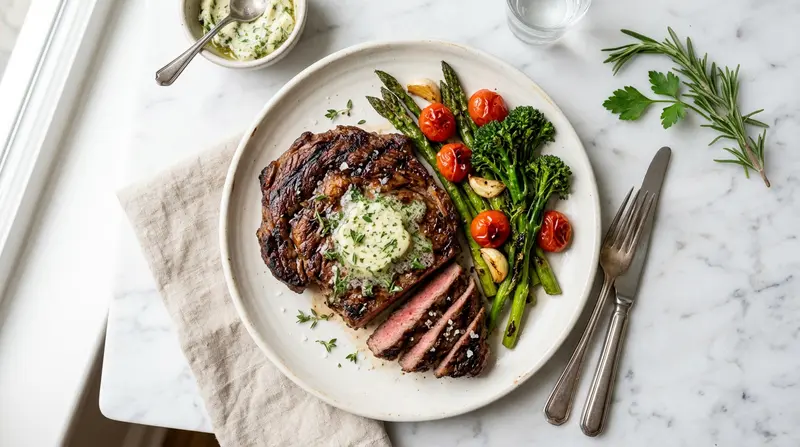Steak with Herb Butter