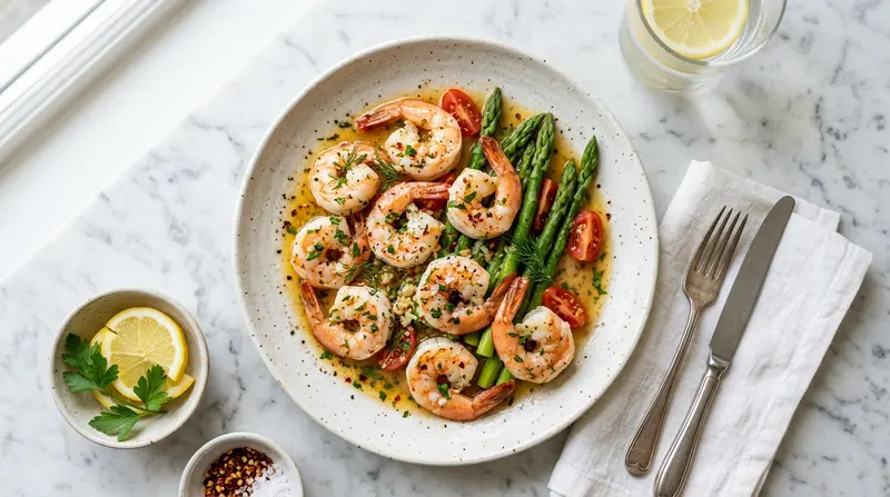 Lemon Garlic Butter Shrimp