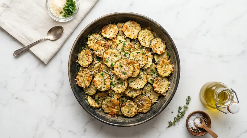 Zucchini Chips with Parmesan