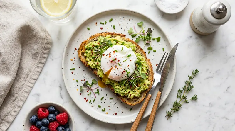 Avocado & Poached Egg Toast
