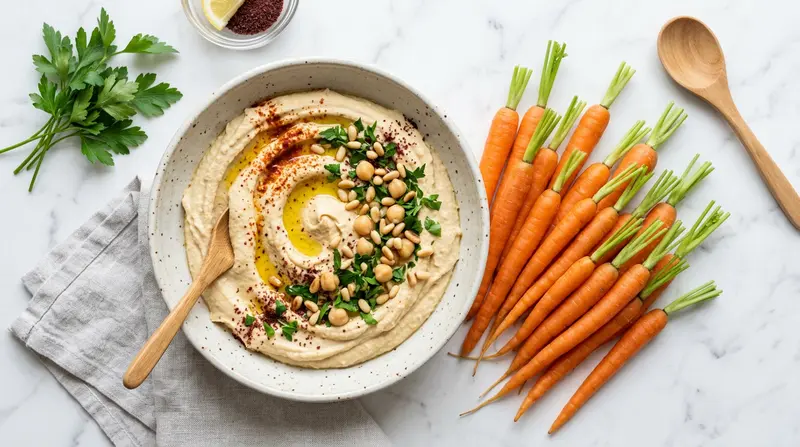 Hummus with Baby Carrots