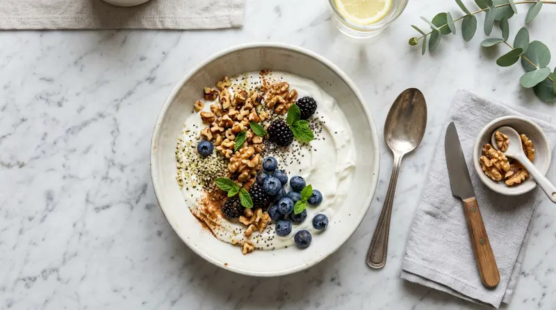 Greek Yogurt with Walnuts