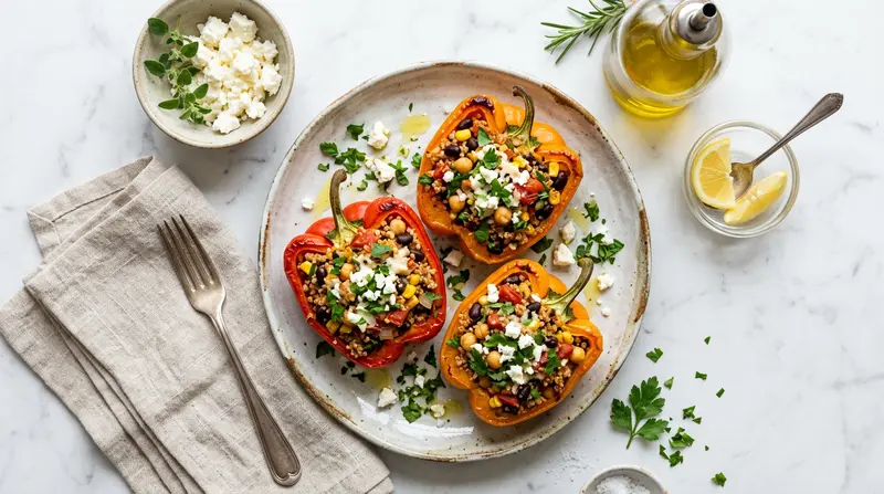 Quinoa Stuffed Bell Peppers