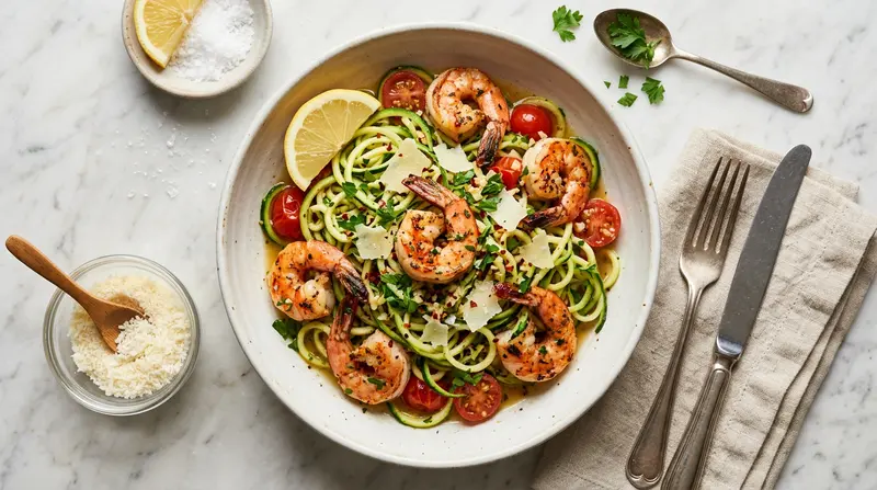 Shrimp Scampi with Zucchini Noodles