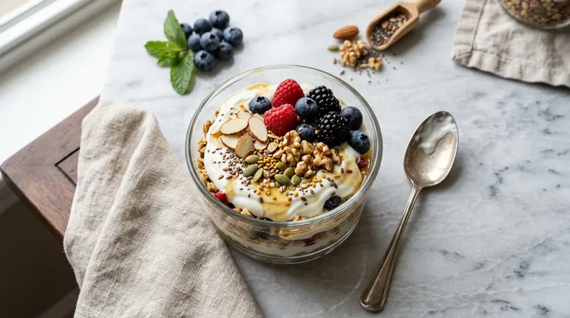 Greek Yogurt & Nut Parfait