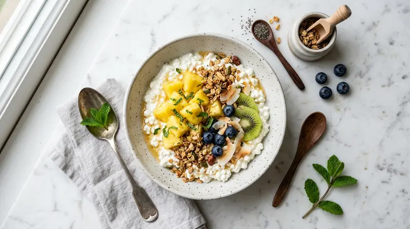 Cottage Cheese & Pineapple Bowl