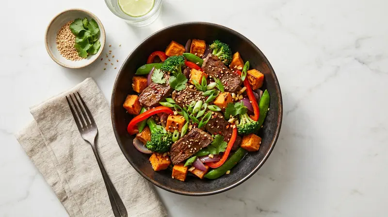 Beef & Sweet Potato Stir-fry