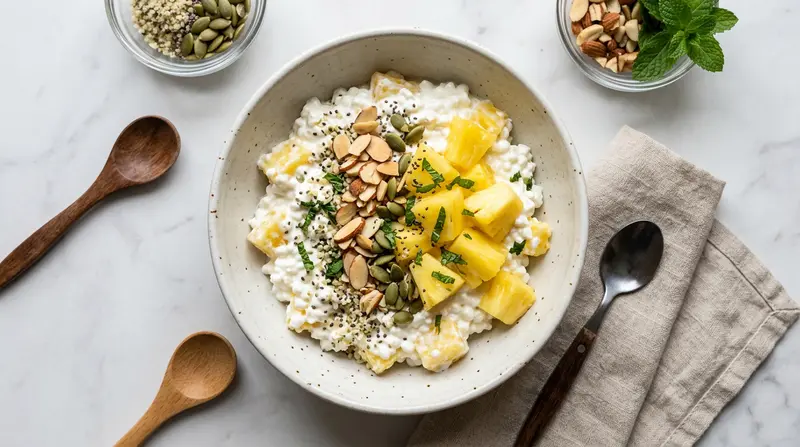 Cottage Cheese and Pineapple