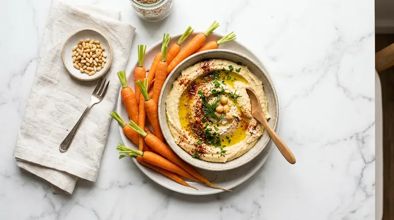 Hummus and Baby Carrots