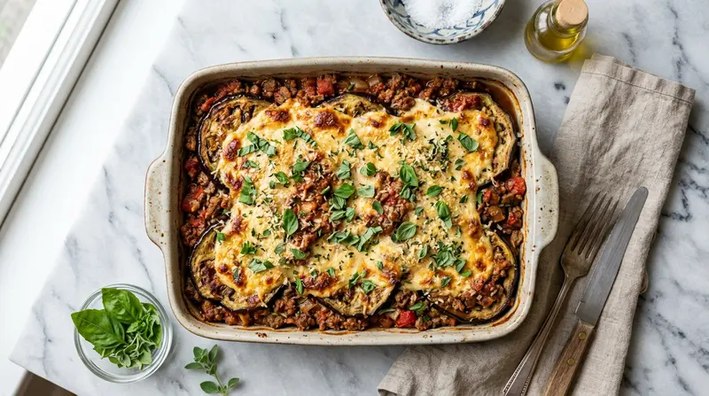 Eggplant and Meat Lasagna