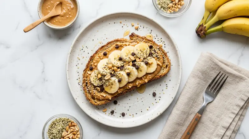 Peanut Butter & Banana Toast