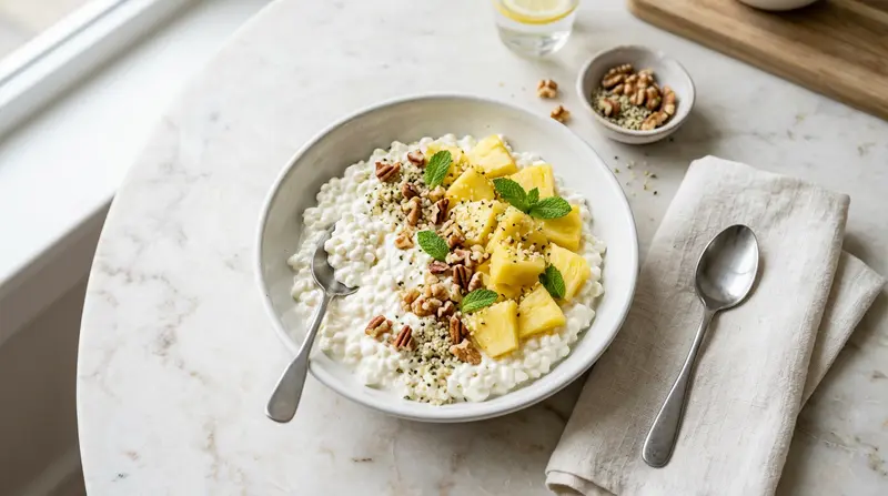Cottage Cheese & Pineapple Bowl