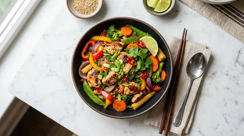 Quick Chicken & Vegetable Stir-Fry