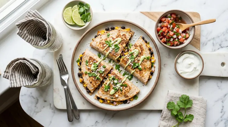 Black Bean and Cheese Quesadillas