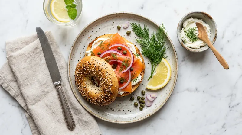 Smoked Salmon Bagel