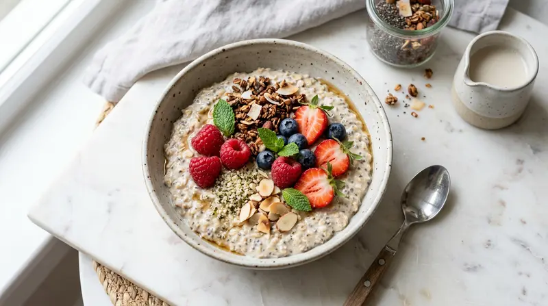 Overnight Oats with Berries