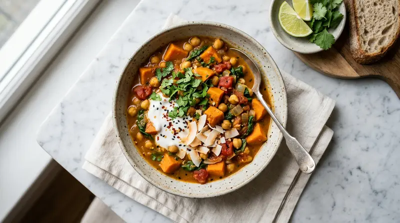Chickpea and Sweet Potato Curry