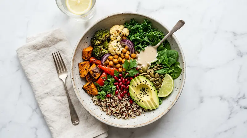 Roasted Veggie Quinoa Bowl