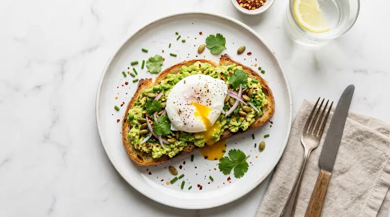 Avocado Toast with Poached Egg