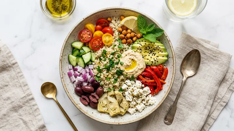 Mediterranean Quinoa Bowl