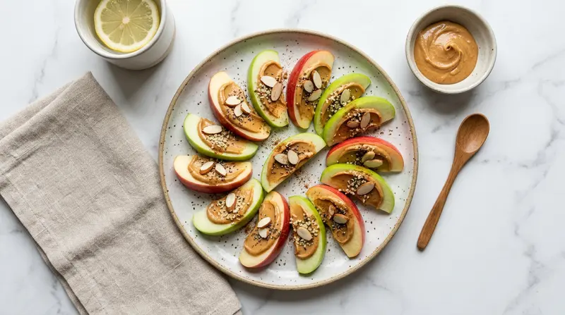 Apple Slices with Peanut Butter