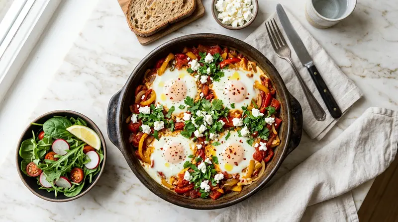 Baked Shakshuka with Feta