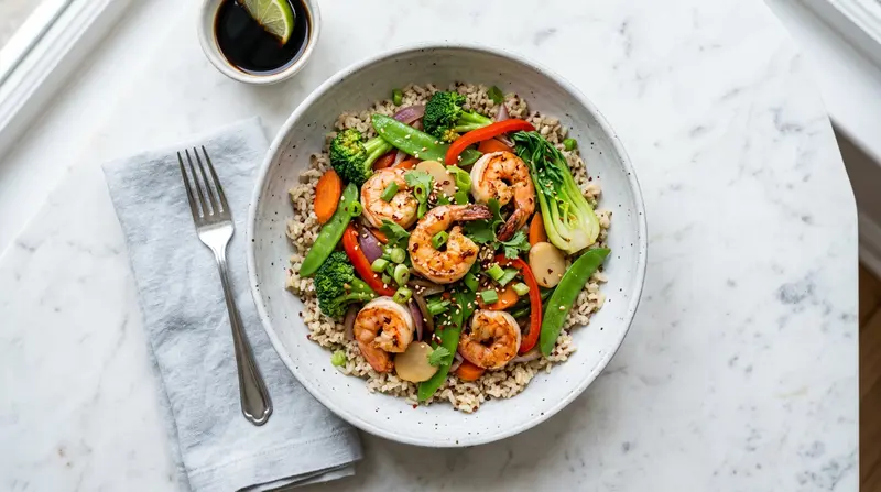 Shrimp Stir-fry with Snow Peas