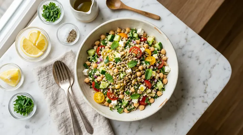 Quinoa and Chickpea Salad