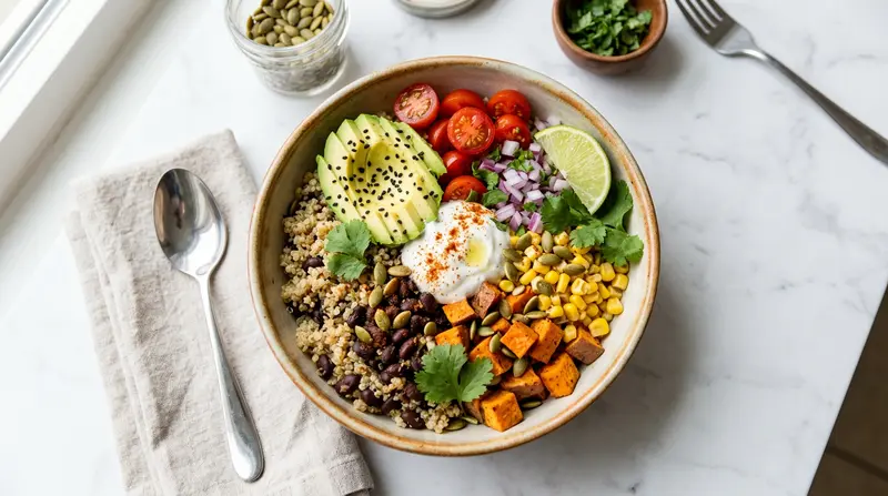 Quinoa and Black Bean Power Bowl
