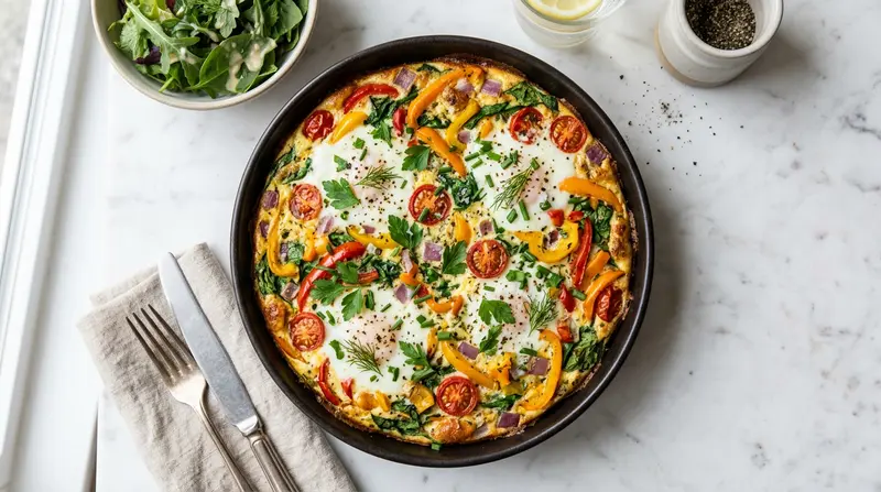 Egg White Frittata with Peppers