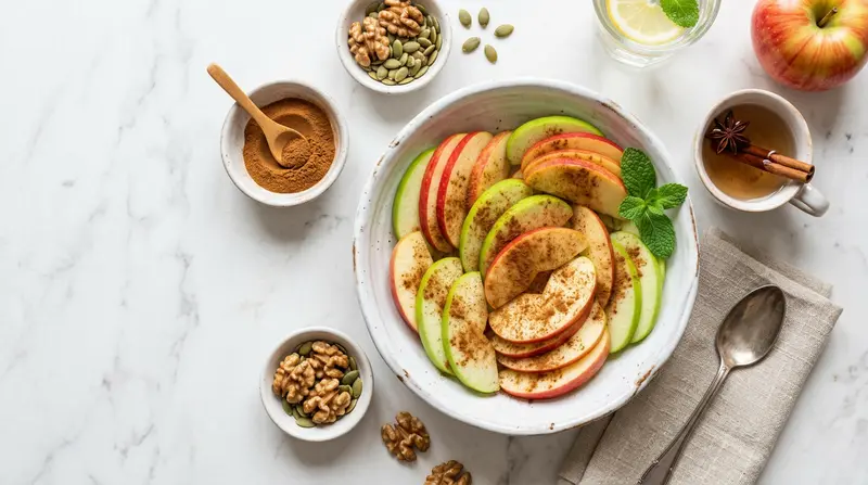 Apple Slices with Cinnamon