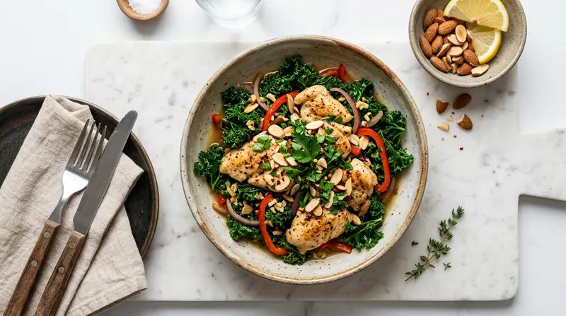 Chicken and Kale Sauté