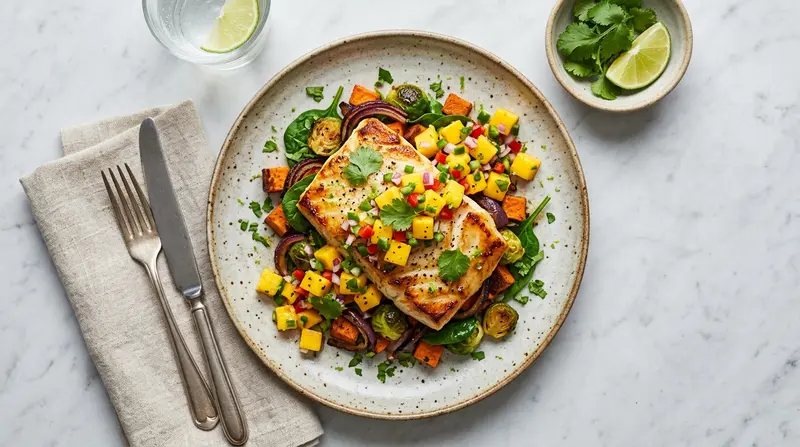 Cod with Mango Salsa